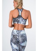 Viacfarebný/modrý crop top MR15487 - Internetový obchod - Butik